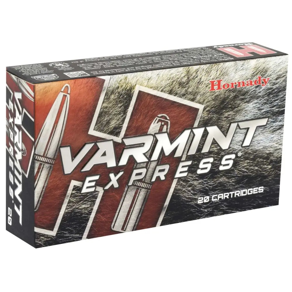 Hornady Varmint Express 6mm Creedmoor 87 Grain V-Max Ammo – 20 Round Box