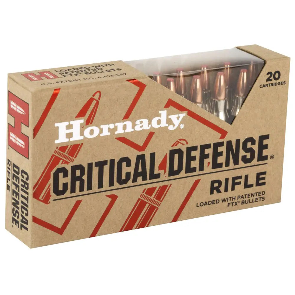 Hornady Critical Defense .223 Remington 55 Grain FlexTip Expanding Ammunition - 20 Rounds per Box