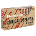 Hornady Critical Defense .308 Winchester 155 Grain FlexTip Expanding Ammo - 20 Rounds