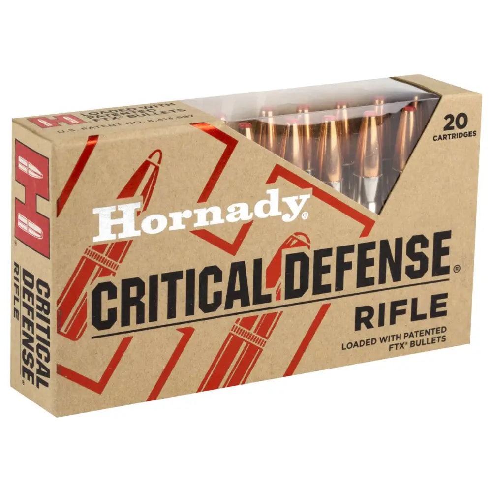 Hornady Critical Defense .308 Winchester 155 Grain FlexTip Expanding Ammo - 20 Rounds