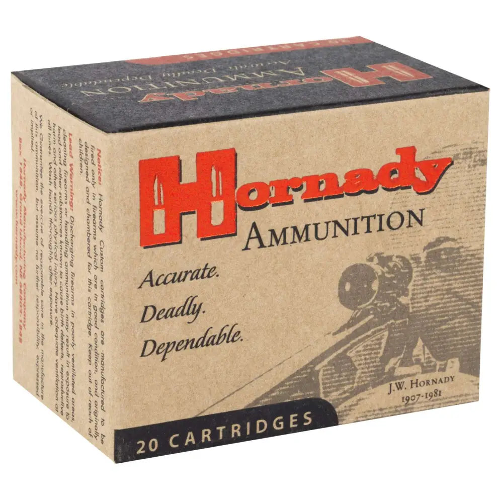Hornady Custom .50 AE 300-Grain XTP Hollow Point Ammunition, 20 Rounds Per Box