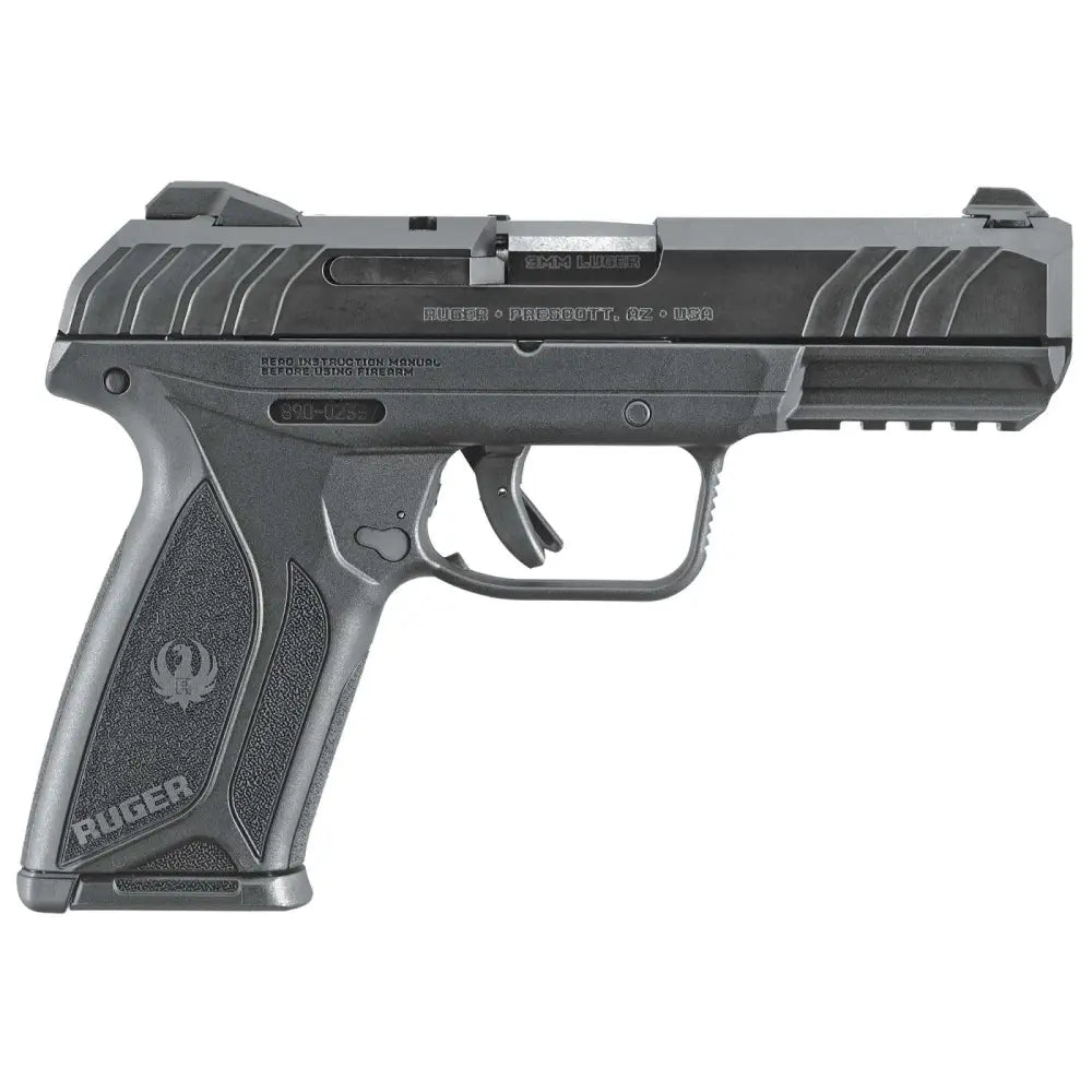 Ruger Security-9 9mm Polymer Frame Semi-Auto Pistol with 4-Inch Steel Barrel and Two Magazines