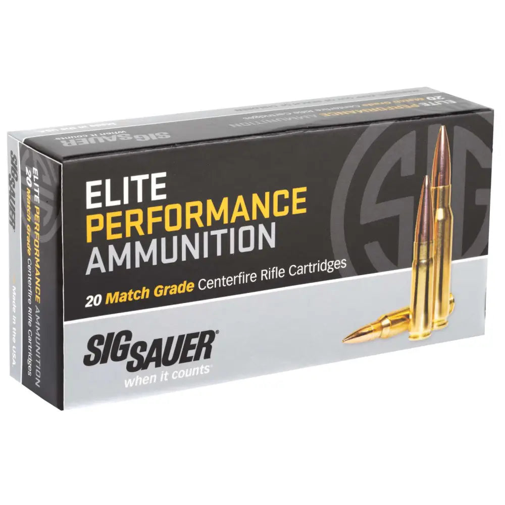 Sig Sauer Elite Hunt 6.5 Creedmoor 140 Grain Open Tip Match Ammo - 20 Rounds