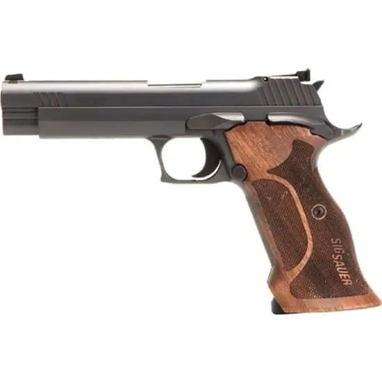 Sig Sauer P210A Target 9mm Pistol with Walnut Grips and Adjustable Sights