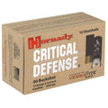 Hornady Critical Defense 12 Gauge 00 Buckshot - 2.75 inch Shells with 8 Pellets, 10 Rounds per Box