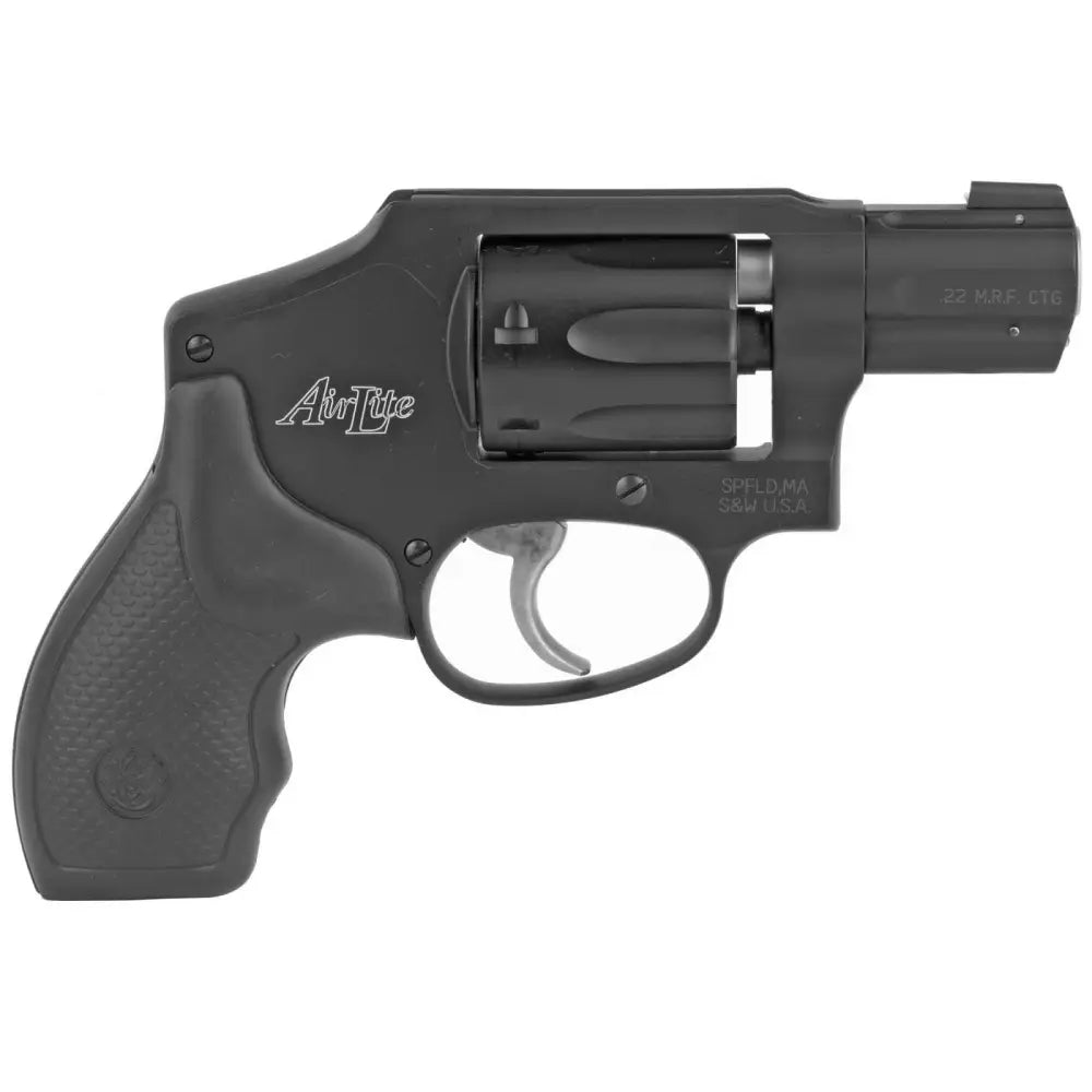 Smith & Wesson 351C AirLite Black 22WMR Revolver with 1.875-inch Barrel and 7-Round Capacity