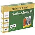 Sellier & Bellot 12 Gauge 2.75-inch 00 Buckshot Shotgun Ammunition, 10 Rounds per Pack, Case of 25 Boxes