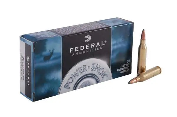 Federal .270 Winchester 150-Grain Power-Shok Soft Point Rifle Ammunition - 20 Rounds per Box
