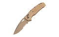 Hogue Sig K320 M17 Folding Knife - 3.5 Inch Drop Point Blade with Tan Handle