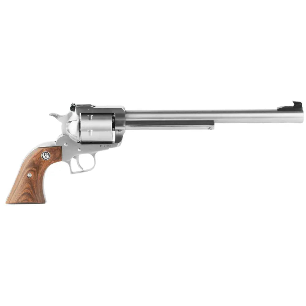 Ruger New Model Super Blackhawk .44 Magnum Revolver with Satin Stainless Finish and Hardwood Grips