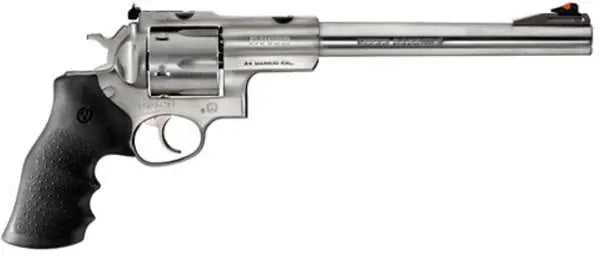 Ruger Standard Series .44 Magnum Revolver with 9.5-inch Satin Stainless Barrel and Adjustable Sights