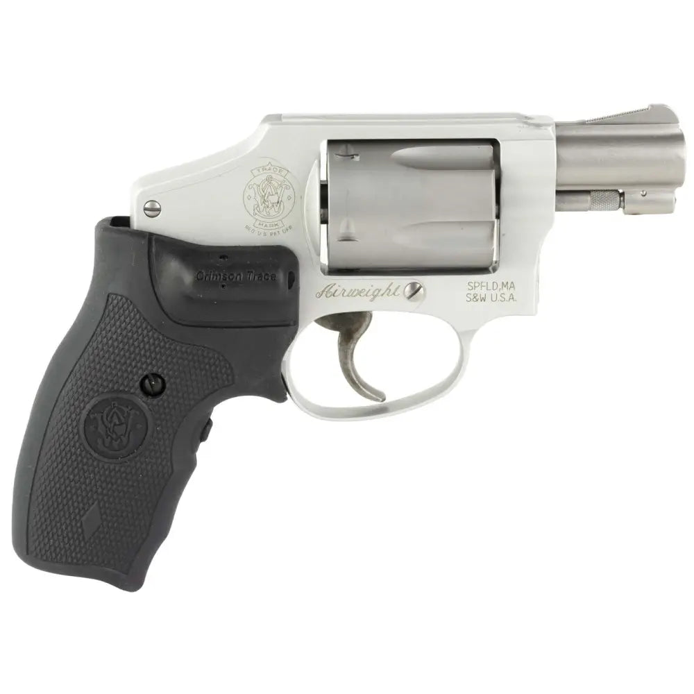 Smith & Wesson 642CT Airweight .38 Special Revolver with Crimson Trace Lasergrip and 1.875-inch Stainless Barrel