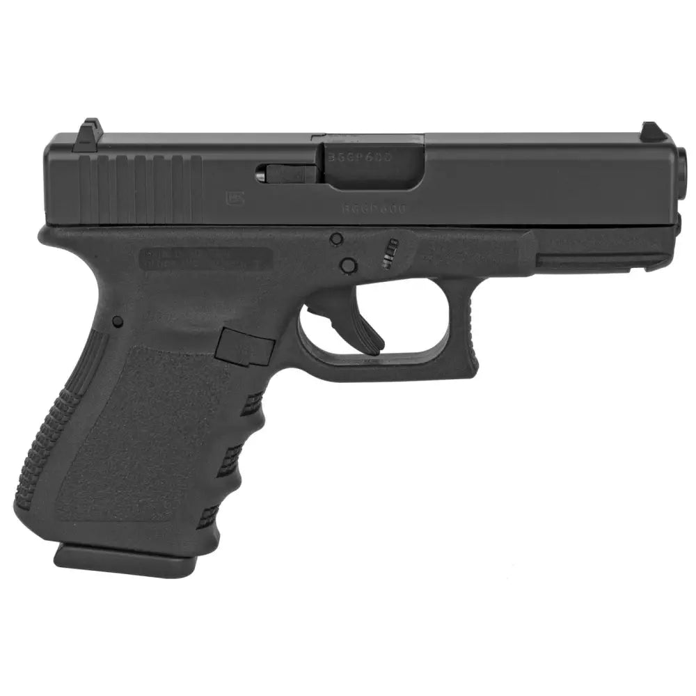 Glock G19 Gen 3 9mm Compact Pistol with 4.02-Inch Barrel and Two Magazines