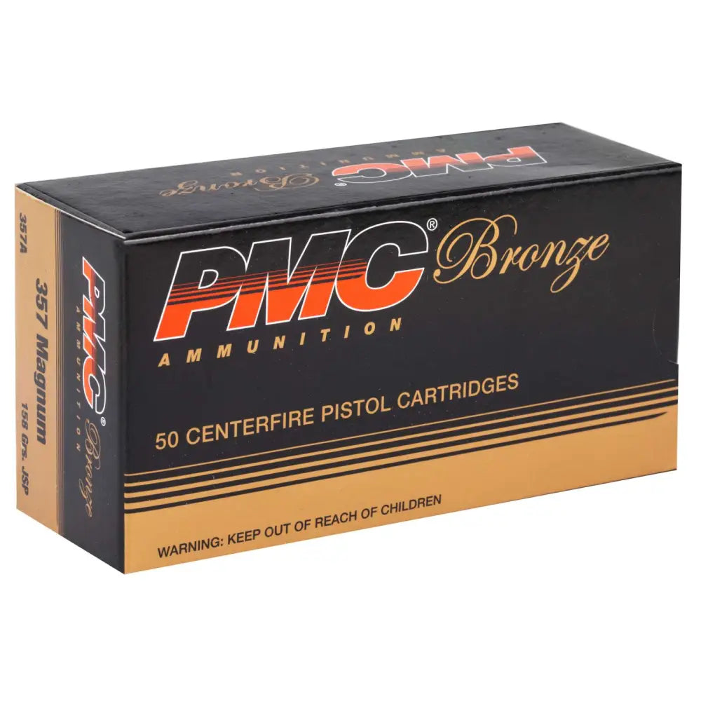 PMC Bronze .357 Magnum 158 Grain JSP — 50 Rounds