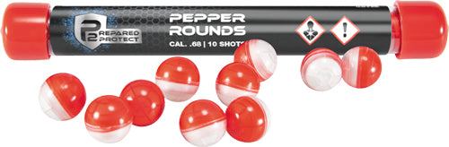 Umarex Usa Umarex P2P Core Defense Pepper Rounds .68CAL Red/Black 10 Count