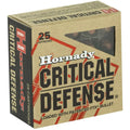 Hornady Critical Defense 9x18 Makarov 95-Grain FTX Ammunition - 25 Rounds per Box