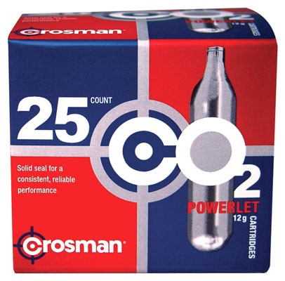 Crosman C02 Powerlet Bulk Pack 25 Powerlets