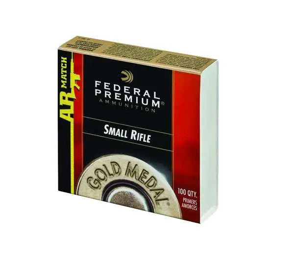Federal Small Rifle Primer AR Match, 100 Rounds per Box - GM205MAR