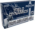 Fiocchi 30-06 Springfield Pointed Soft Point (PSP) Ammunition - 180 Grain, 20 Rounds