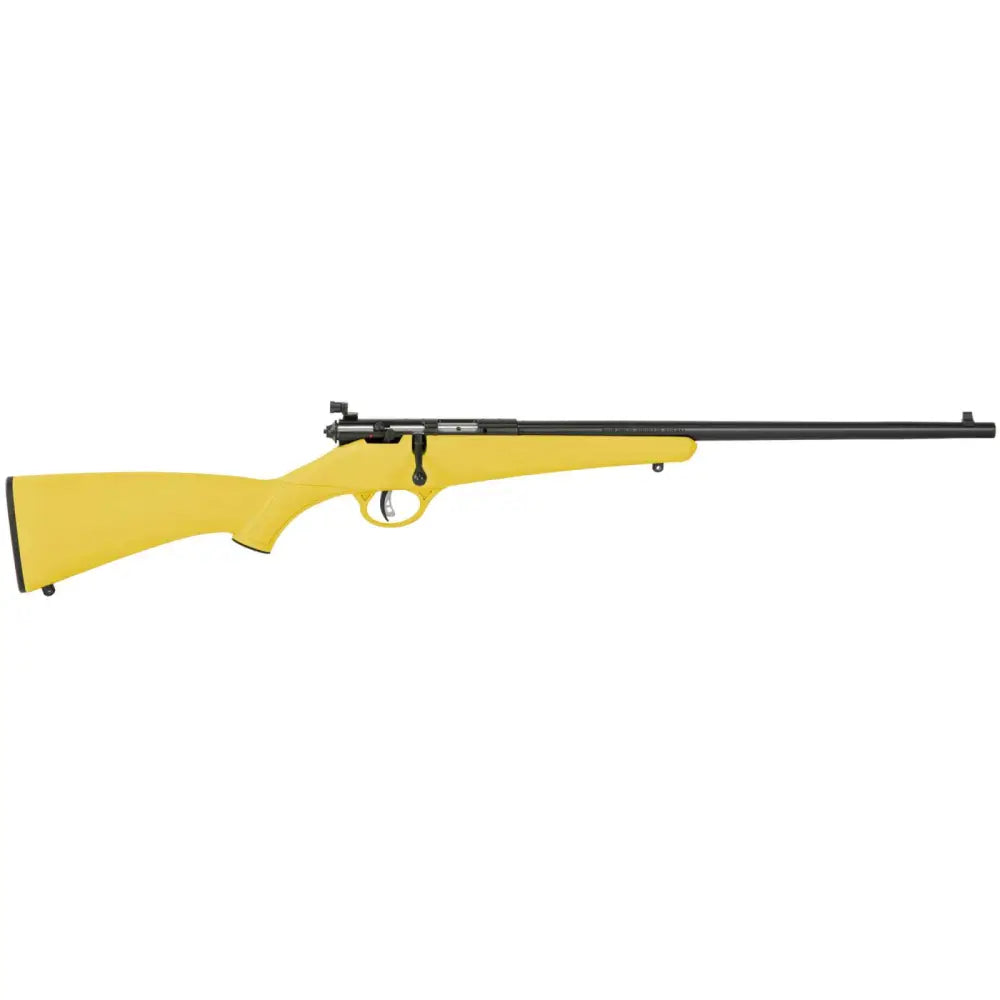 Savage Rascal .22LR Youth Bolt Action Rifle with Blue and Yellow Synthetic Stock