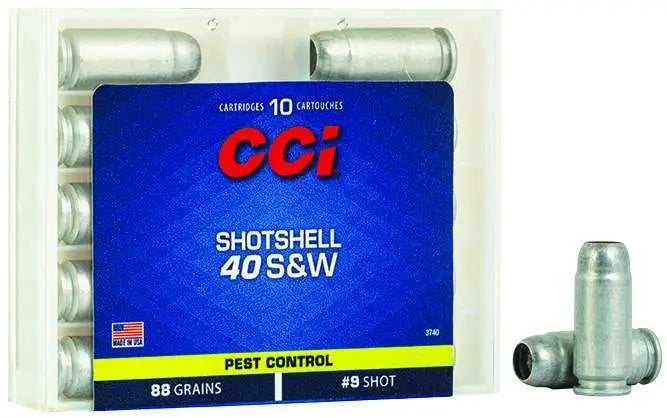 Cci .40 S&W Shotshell #9 Shot 10 Rounds per Box – Ideal for Small Game Hunting