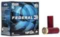Federal Top Gun 12 Gauge 2-3/4" Target Load Shotshells – 1-1/8 oz Lead Shot, 7.5 Size, 25 Rounds per Box
