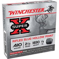 Winchester Ammo .410 GA Rifled Slug Hollow Point, 2.5 Inch, 1/5 Ounce, 15 Rounds - X41RS5VP