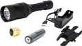 Predator Tactics PRED97491 Night Raid Single Red Tactical Flashlight with 275-Yard Range
