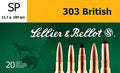 Sellier & Bellot 303 British Soft Point Hunting Ammo - 180 Grain, 20 Rounds per Box