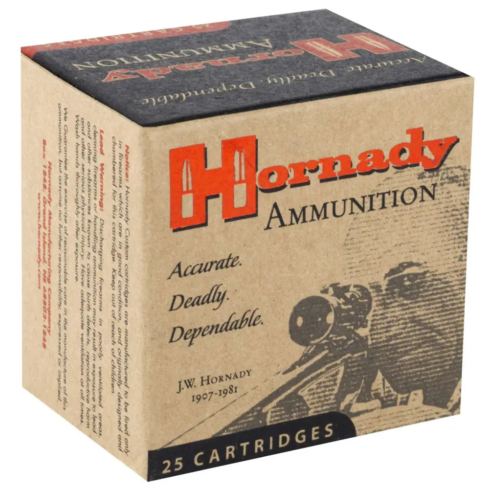 Hornady Custom .38 Special 158-Grain XTP Hollow Point Ammunition – 25 Rounds per Box