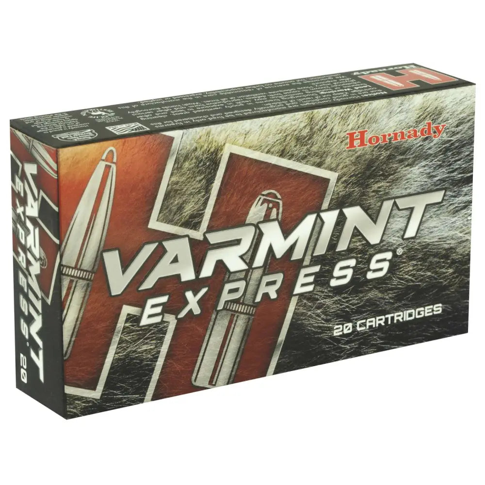 Hornady Varmint Express .22-250 Remington 50 Grain V-Max Ammunition – 20 Rounds per Box