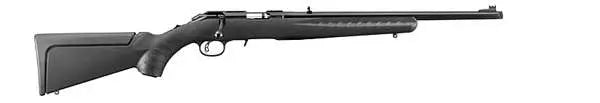 Ruger American Rimfire 22 Magnum Bolt Action Rifle with 18-Inch Satin Blued Barrel and Synthetic Stock