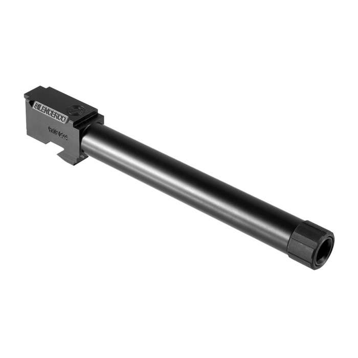 Silencerco AC860 Threaded Barrel for Glock 34 - 9mm, 1/2x28 TPI, Black Nitride Finish