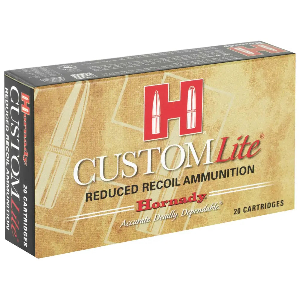 Hornady Custom Lite .243 Winchester 87 Grain SST Hunting Ammo - 20 Rounds