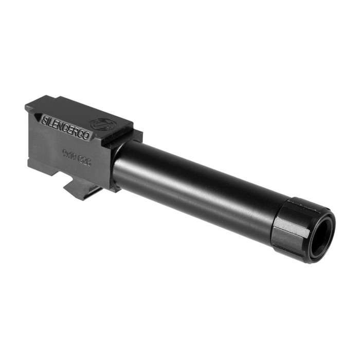 Silencerco AC1329 Threaded Barrel for Glock 26 9mm 1/2x28 TPI - Black Nitride Finish