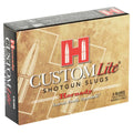 Hornady Custom Lite 20 Gauge 250 Grain FTX Slug - 5 Rounds per Box, 100 Rounds Case