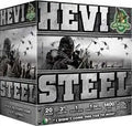 Hevi Shot HEVI-STEEL 12 Gauge 3-Inch 1-1/4 oz Steel Shot #1 – Waterfowl Hunting Ammo