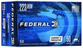 Federal .223 Remington 50 Grain Jacketed Hollow Point Varmint & Predator Ammo - 50 Rounds per Box