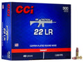 Cci AR Tactical .22 LR Copper-Plated Round Nose Ammunition - 40 Grains, 300 Rounds per Box