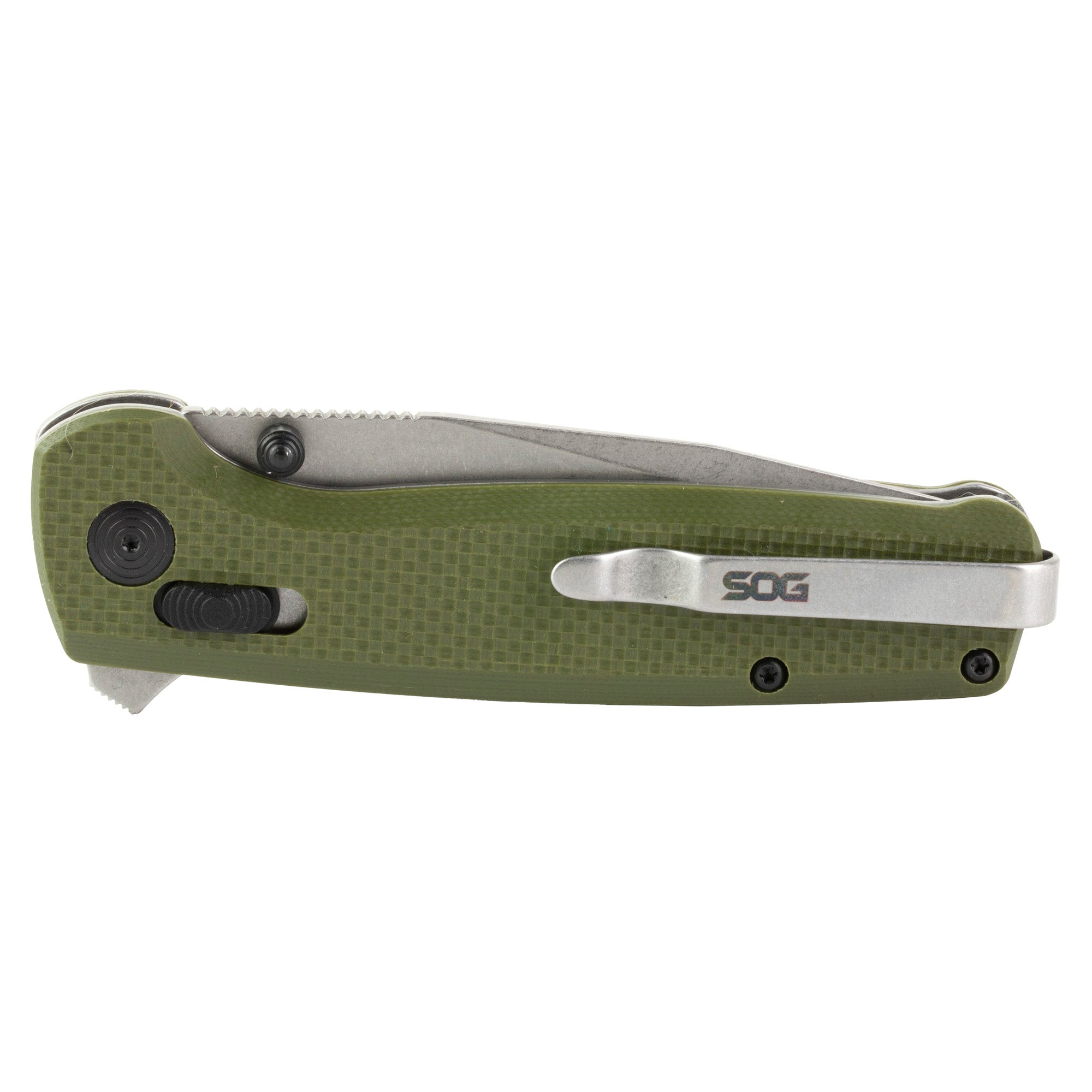 SOG Knives & Tools Terminus XR G10 Folding Knife - Olive Drab Green, 2.95 Inches