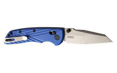 Hogue Deka 3.25-inch Folding Knife with CPM MagnaCut Blade and Blue Handle