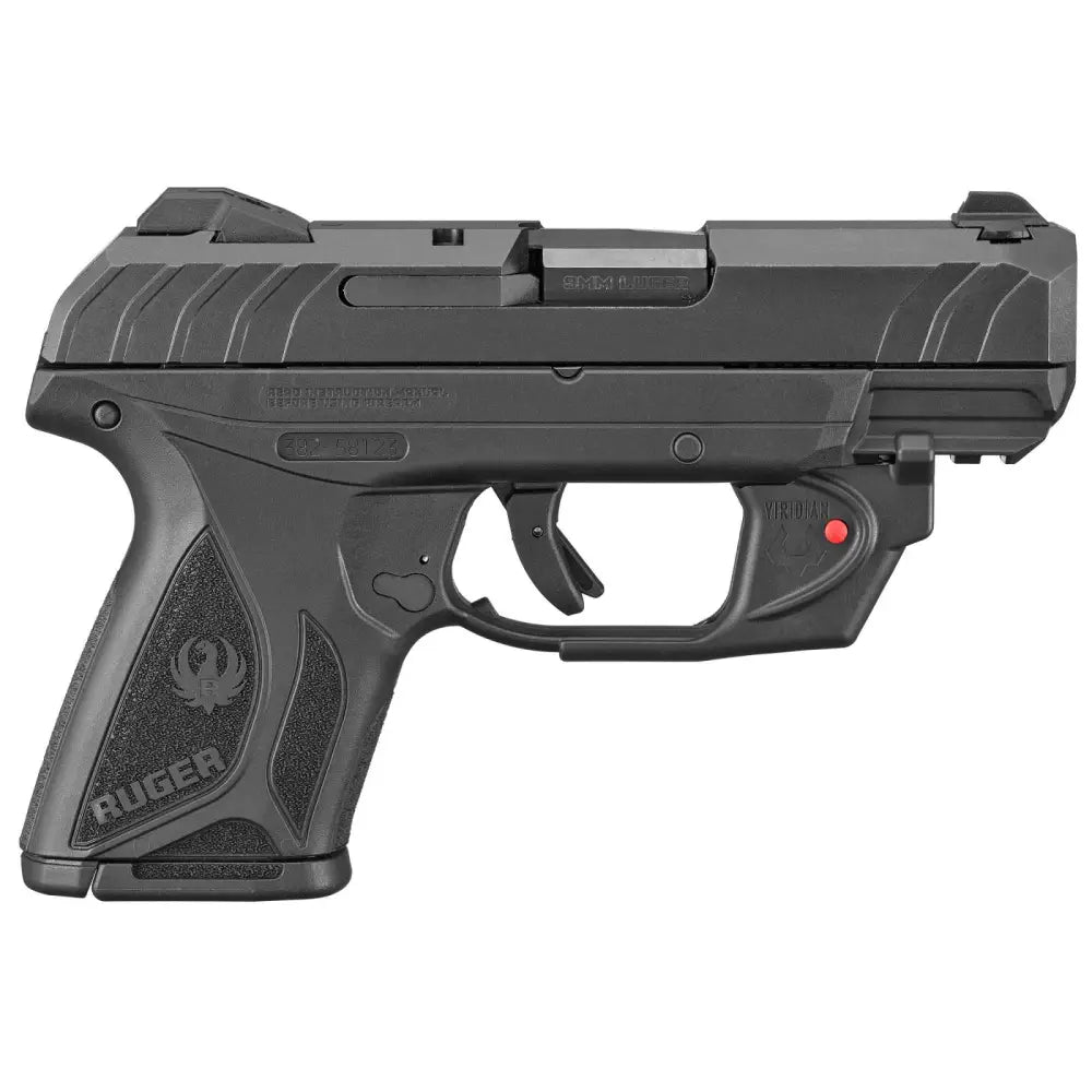 Ruger Security-9mm 3.4-Inch Compact Pistol with Viridian Laser and Two Magazines