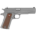 Colt Mfg 1911 Government .38 Super 5-Inch Stainless Steel Semi-Auto Pistol with Beavertail Frame and Wood Grips