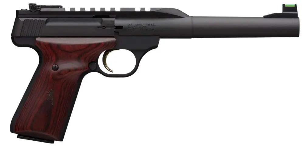 Browning Hunter Series .22LR Pistol with 7.25-Inch Tapered Bull Barrel and Fiber Optic Sights