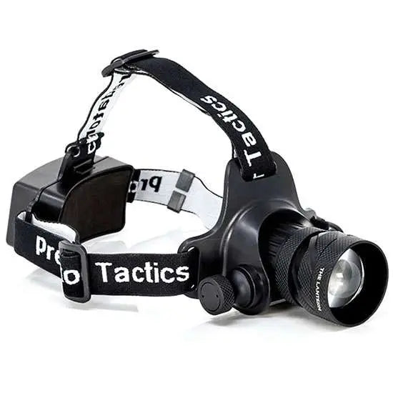 Predator Tactics Predator Tac The Lantern Headlamp Kit with Green/White Filter, Black Aluminum Alloy Body, and 300-Yard Reach