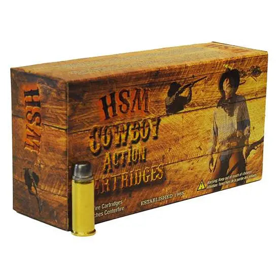 Hsm .357 Magnum 158 Grain Semi Wadcutter (SWC) Ammunition - 50 Rounds per Box, 10 Boxes per Case