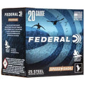 Federal 20 Gauge Waterfowl Steel Shot Shells – 3 Inch, 7/8 Ounce, 2 Shot Size – 25 Rounds per Box