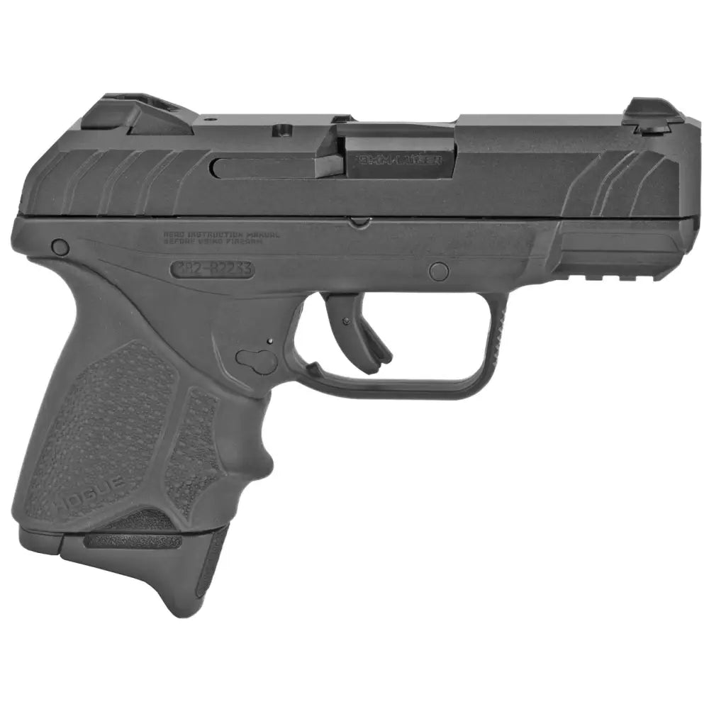 Ruger Security-9MM 3.4-Inch Compact Pistol with Black Oxide Finish and Hogue Grip