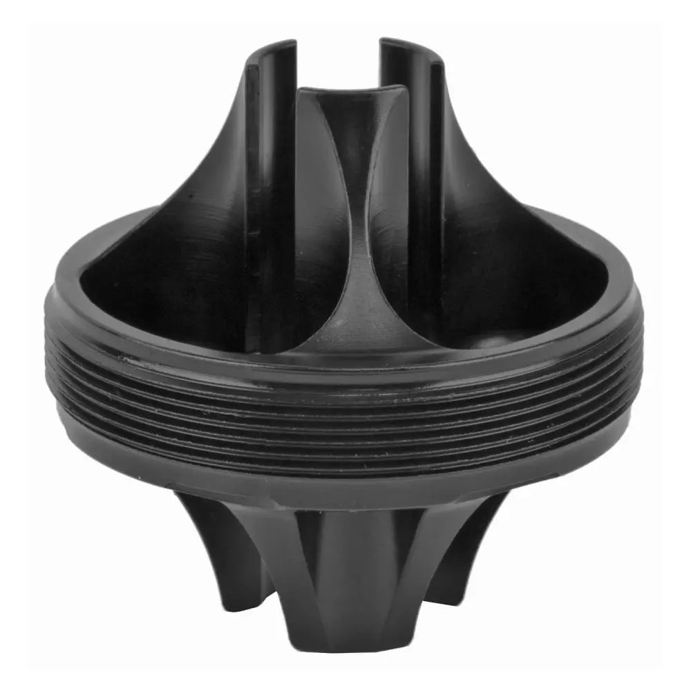 Rugged Suppressors Flash Hider Front Cap for 7.62 NATO - Stainless Steel, Black Finish
