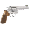 Ruger GP100 Match Champion 10mm Revolver with 4.2-Inch Satin Stainless Barrel and Hogue Hardwood Grips